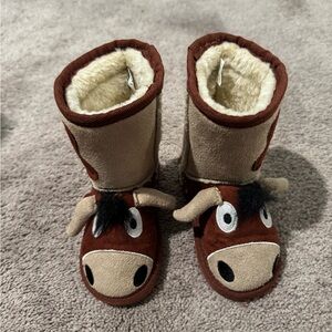 Lazy One Cow Boots XS (6-7) Toddler